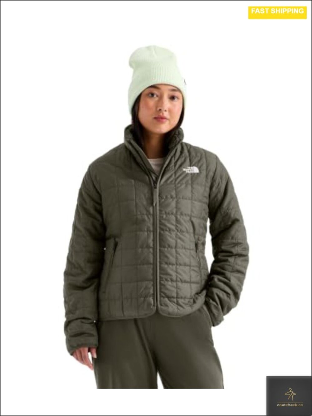 Women's Quilted Insulated Puffer Jacket with HEATSEEKER, Water-Repellent, Zip